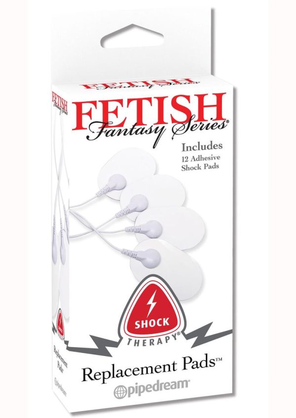 Fetish Fantasy Series Shock Therapy Replacement Pads (12 Pack) - White