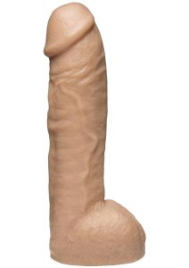 Vac-U-Lock Realistic Hung Dildo 12in - Vanilla