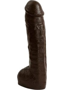 Vac-U-Lock Realistic Hung Dildo 12in - Black