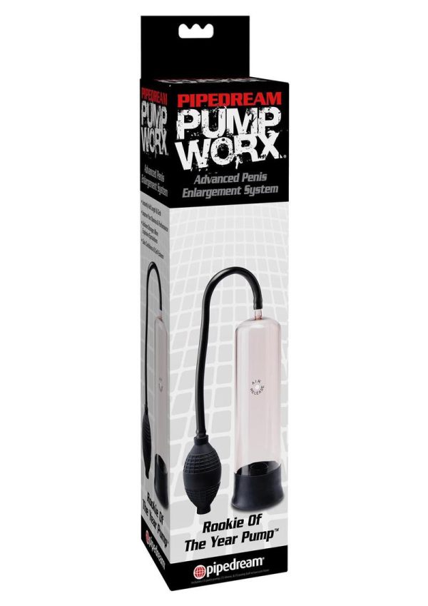 Pump Worx Rookie Of The Year Pump Advanced Penis Enlargement System - Clear and Black