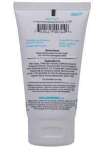 Spot On G Spot Stimulating Gel For Women 2oz - Bulk