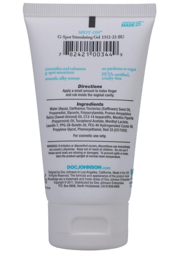 Spot On G Spot Stimulating Gel For Women 2oz - Bulk