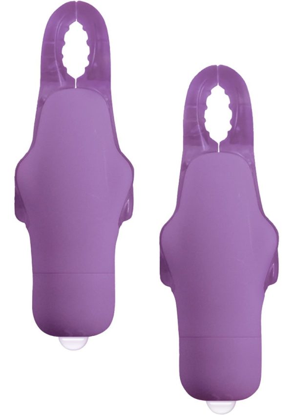 My First Nipple Clamps Vibrating - Purple