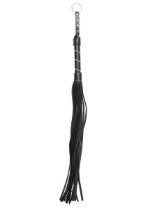 Sex and Mischief Jeweled Flogger - Black