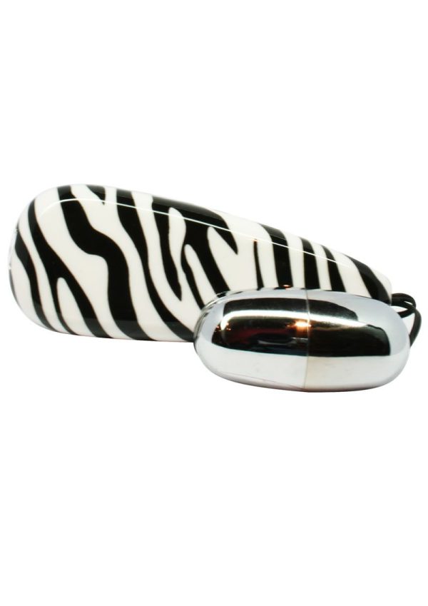 Primal Instinct Bullet with Remote Control - Zebra