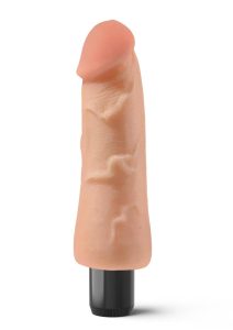 Real Feel Lifelike Toyz No. 4 Realistic Vibrating Dildo 6in - Vanilla