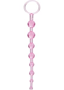 First Time Love Anal Beads - Pink