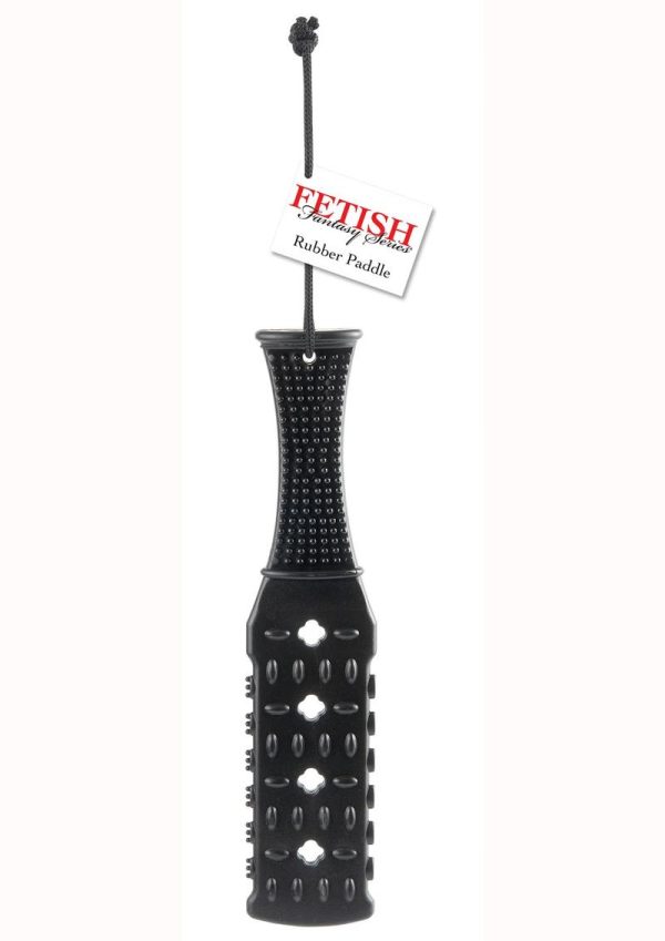 Fetish Fantasy Series Rubber Paddle 10.5in - Black