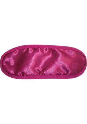 Sex and Mischief Satin Blindfold - Hot Pink