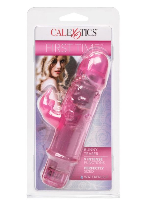 First Time Bunny Teaser Vibrator Waterproof Pink