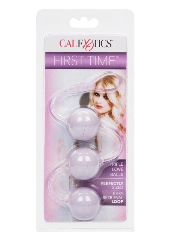 First Time Triple Lover Kegel Balls - Purple