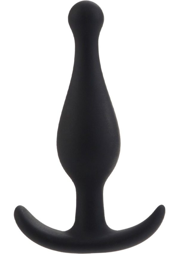 Booty Call Booty Rocker Silicone Butt Plug - Black