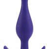 Booty Call Booty Rocker Silicone Butt Plug - Purple