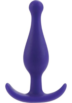 Booty Call Booty Rocker Silicone Butt Plug - Purple