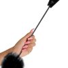Fetish Fantasy Series Limited Edition Feather Crop Black
