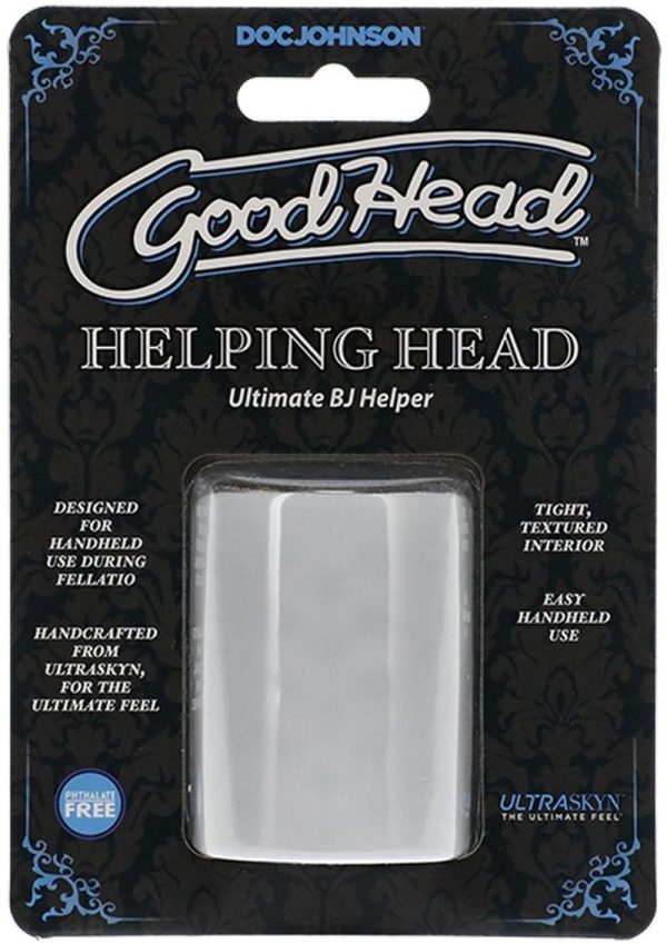 GoodHead Helping Head Masturbator - Clear