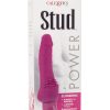Power Stud Cliterrific Vibrator Waterproof 6.75in - Pink