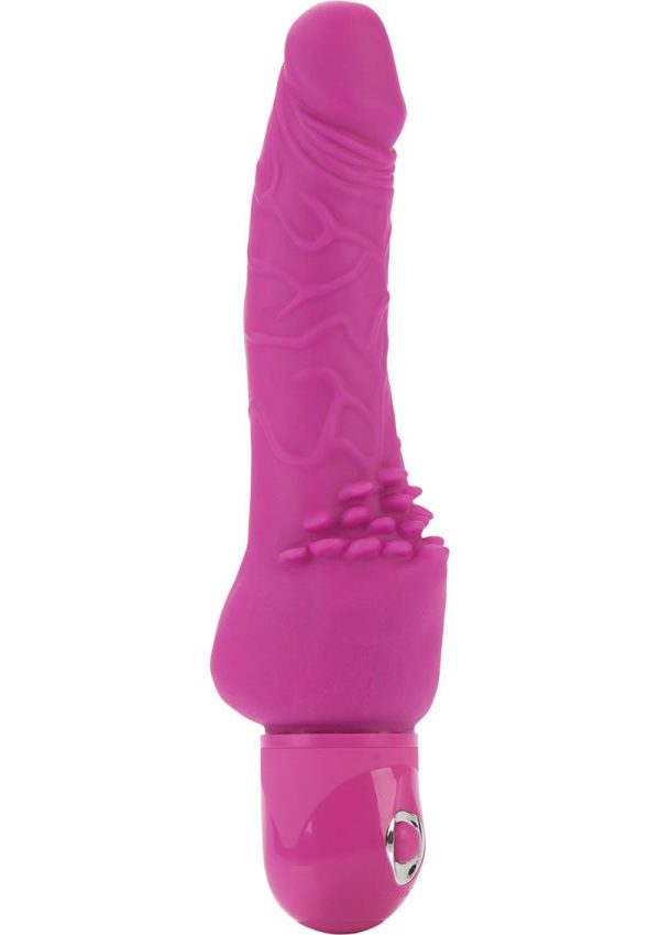 Power Stud Cliterrific Vibrator Waterproof 6.75in - Pink