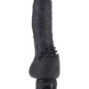 Power Stud Cliterrific Vibrator Waterproof 6.75in - Black