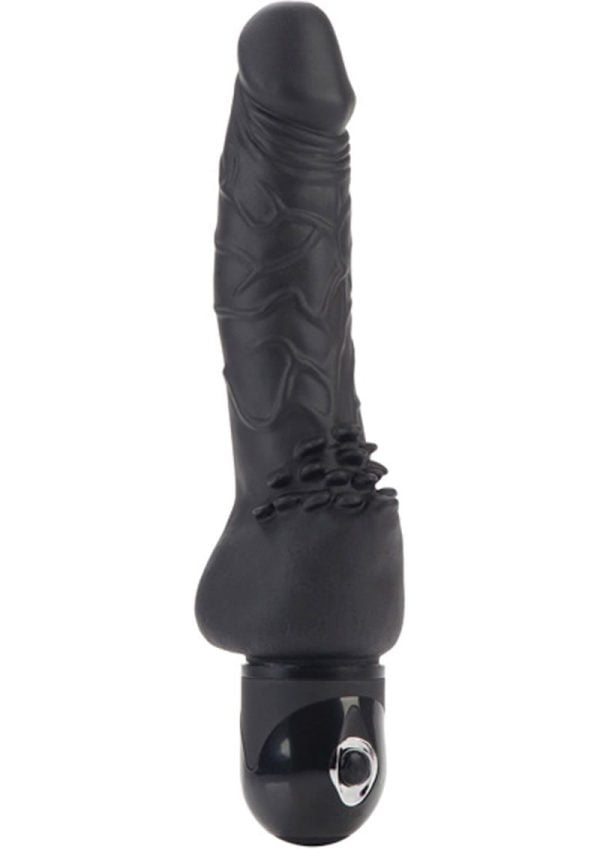 Power Stud Cliterrific Vibrator Waterproof 6.75in - Black