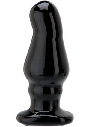 TitanMen Master Tool #5 Angled Wide Anal Plug - Black