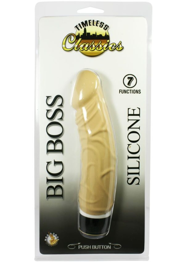 Timeless Classics Big Boss Silicone Vibrator - Vanilla