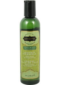 Kama Sutra Naturals Massage Oil Coconut Pineapple 8oz