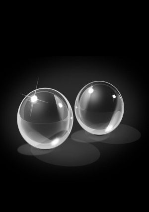 Icicles No. 42 Glass Ben-Wa Balls - Medium - Clear