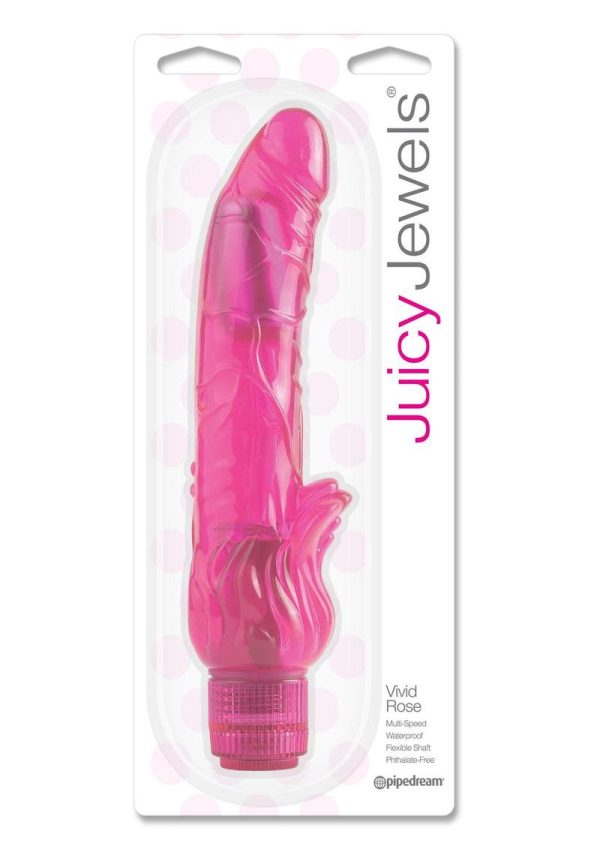 Juicy Jewels Vivid Rose Vibrator - Red