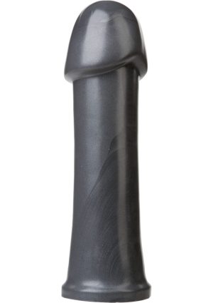 American Bombshell B-10 Torpedo Dildo 9.9in - Gun Metal