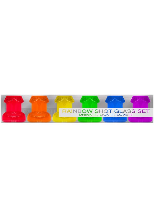 Rainbow Shot Glass Set (6)