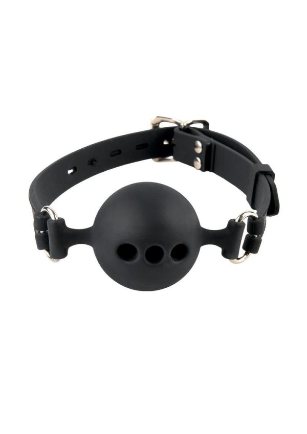 Fetish Fantasy Extreme Silicone Breathable Ball Gag - Small - Black