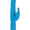 Bounding Bunny Silicone Rabbit Vibrator - Blue