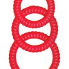 Ram Ultra Cocksweller Silicone Cock Rings -Red
