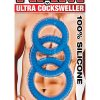 Ram Ultra Cocksweller Silicone Cock Rings - Blue