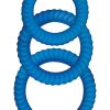 Ram Ultra Cocksweller Silicone Cock Rings - Blue