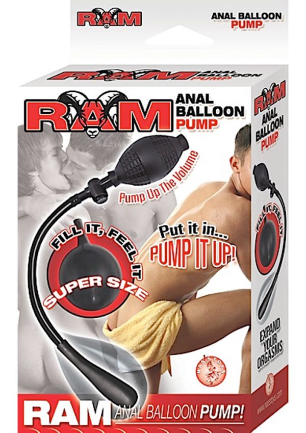 Ram Anal Balloon Pump - Black