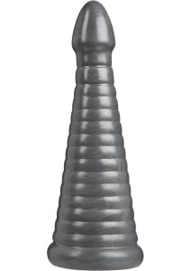 American Bombshell Rockeye Dildo 11in - Gun Metal