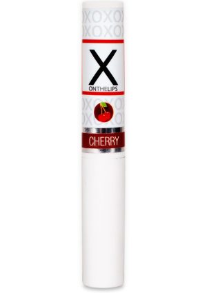 X On The Lips Buzzing Lip Balm with Pheromones Electric Cherry Flavor .75oz