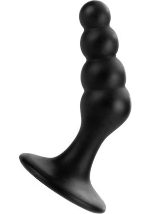 Dr. Joel Kaplan Silicone Beaded Prostate Stimulator- Black