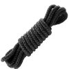 Fetish Fantasy Mini Silk Rope 6ft - Black