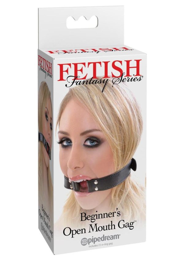 Fetish Fantasy Series Beginner`s Open Mouth Gag - Black