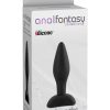 Anal Fantasy Collection Mini Silicone Plug Kit 3in - Black