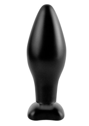 Anal Fantasy Collection Medium Silicone Plug Kit 4.25in - Black