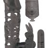 Clit Tickler Penis Extender Vibrating Sleeve - Black