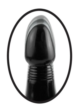 Anal Fantasy Collection Silicone Vibrating Thruster Waterproof 5.5in - Black