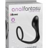 Anal Fantasy Collection Ass-Gasm Cock Ring Plug 4in - Black