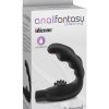 Anal Fantasy Collection Vibrating Reach Around Silicone Massager Waterproof 4.25in - Black