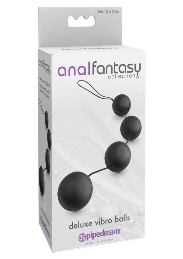 Anal Fantasy Collection Deluxe Vibro Balls Black