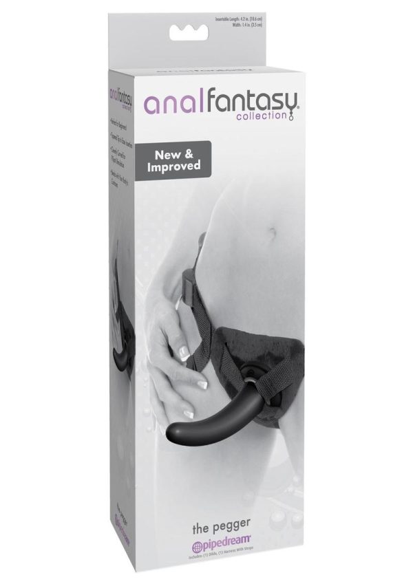 Anal Fantasy Collection The Pegger Strap-On 4.75in - Black